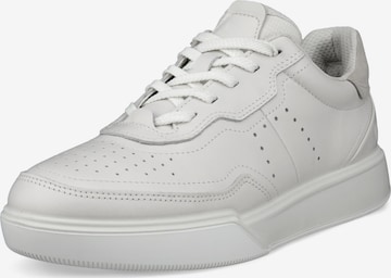 ECCO Platform trainers 'Street Court' in White: front