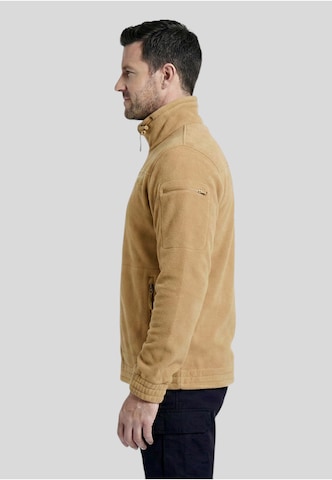 Brandit Fleecejacke 'Combat' in Beige