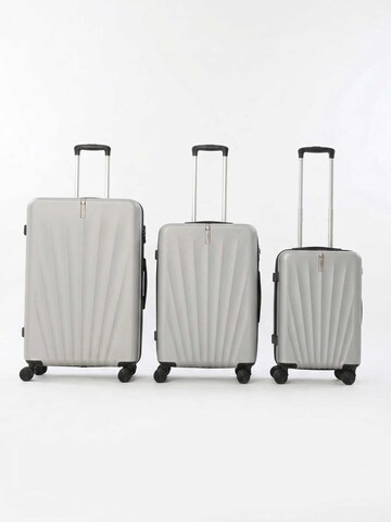 Vallsero Kofferset 'LG3 — VALLSERO Seashell 5-teiliges Kofferset'‌‌‌‌‌‌‌‌‌ in Grau