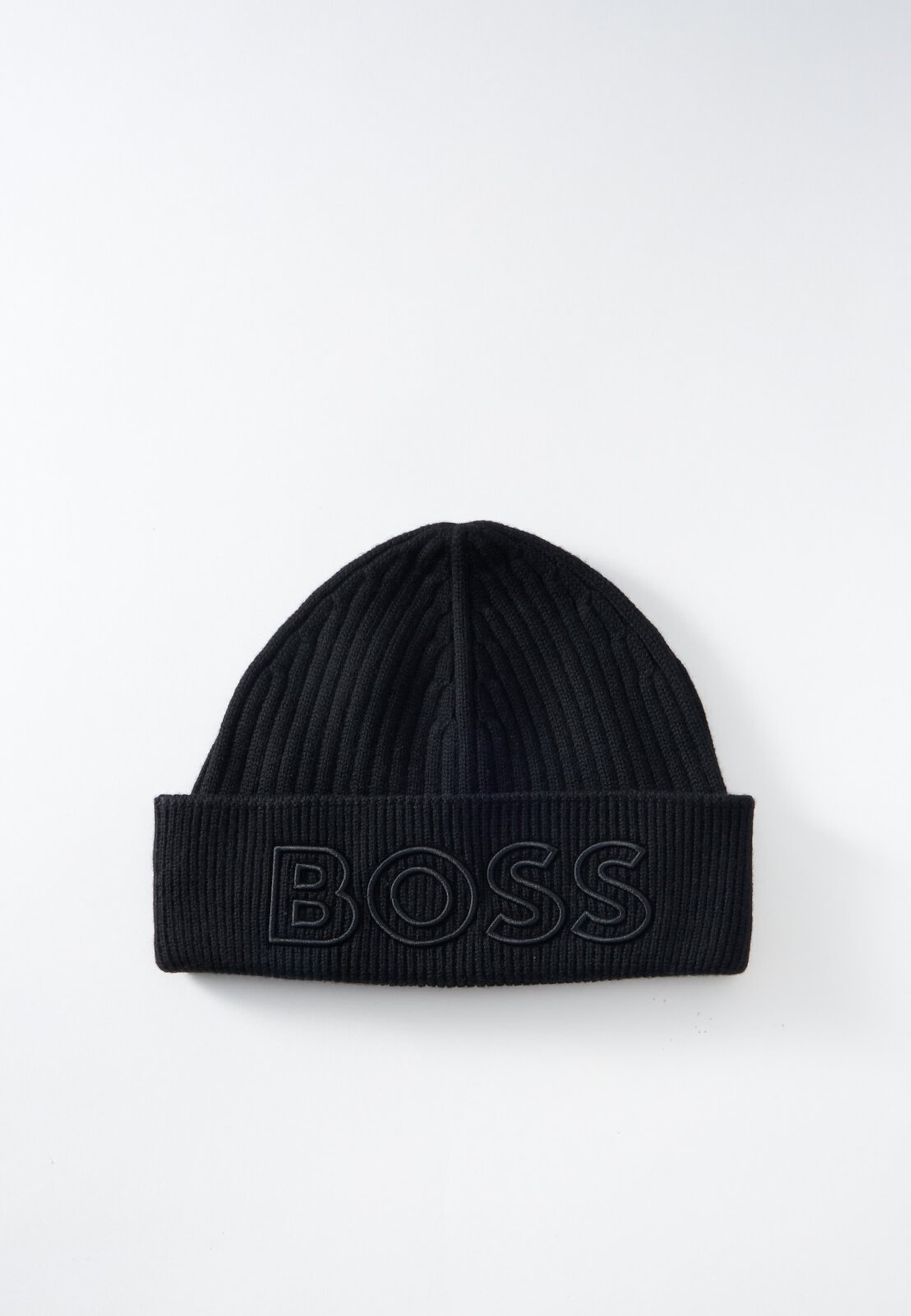 BOSS Kape 'Filogo' | črna barva: sprednja stran
