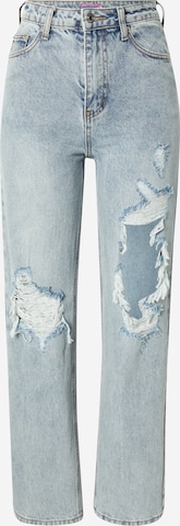 Edikted Loose fit Jeans in Blue: front