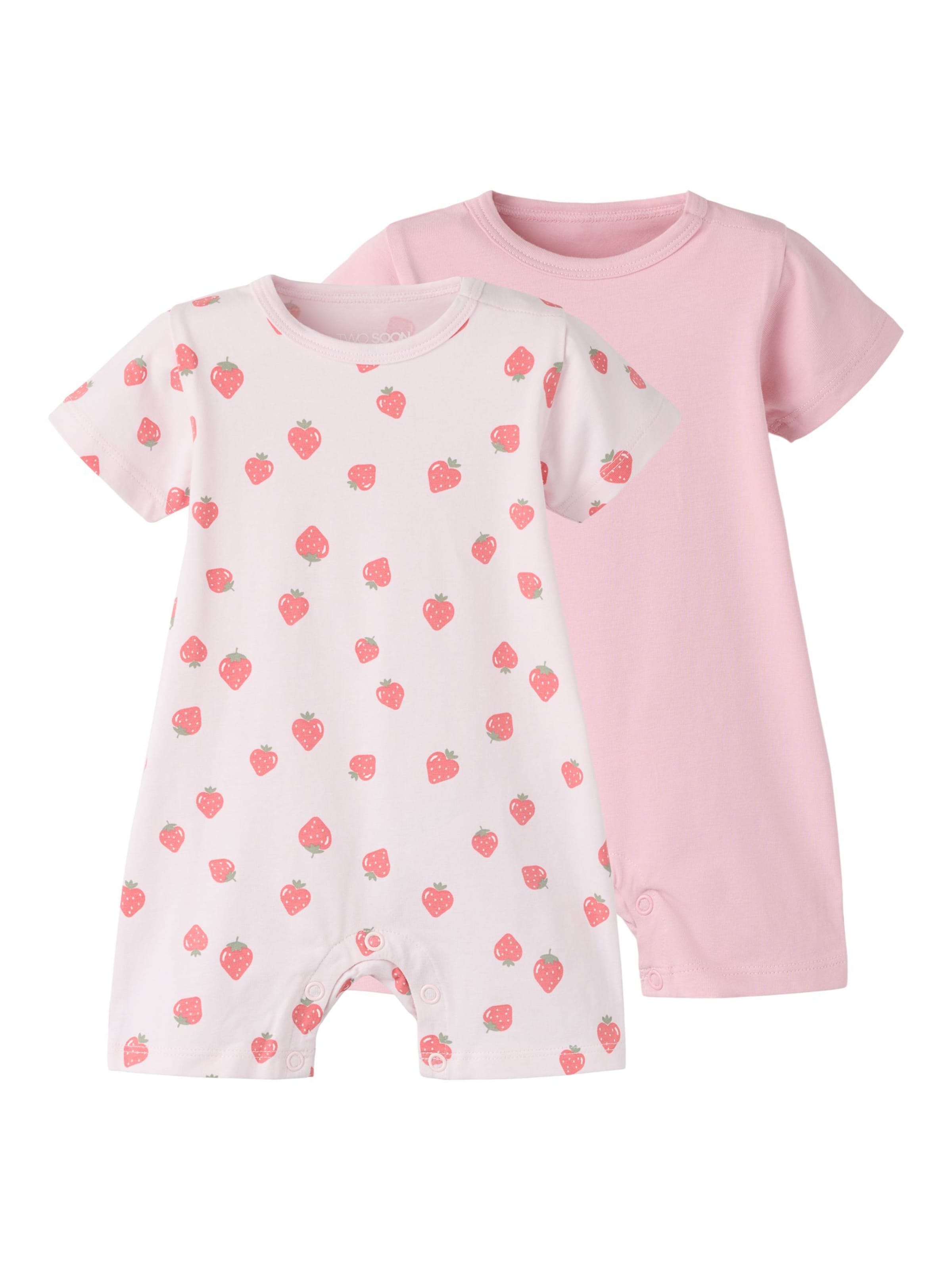 Pyjama TWO SOON en rose : devant