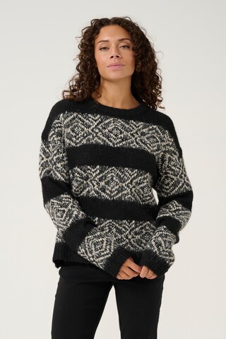 CULTURE Pullover 'Iona Brava ' i sort: forside