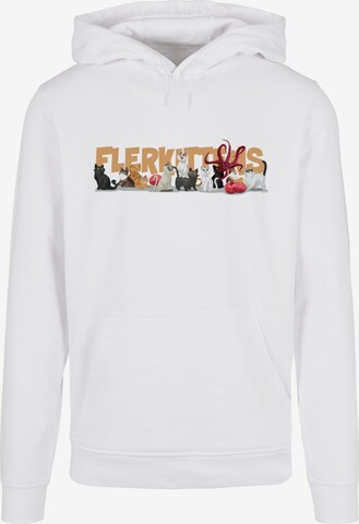 ABSOLUTE CULT Sweatshirt ' The Marvels - Flerkittens Group' in White: front