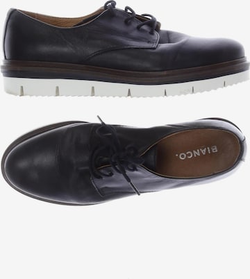 Bianco Halbschuh 38 in Schwarz: Vorderseite