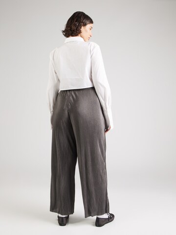 ONLY Carmakoma Wide leg Trousers 'CARTERA' in Grey