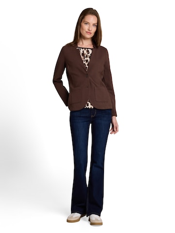 TOM TAILOR Blazer in Brown