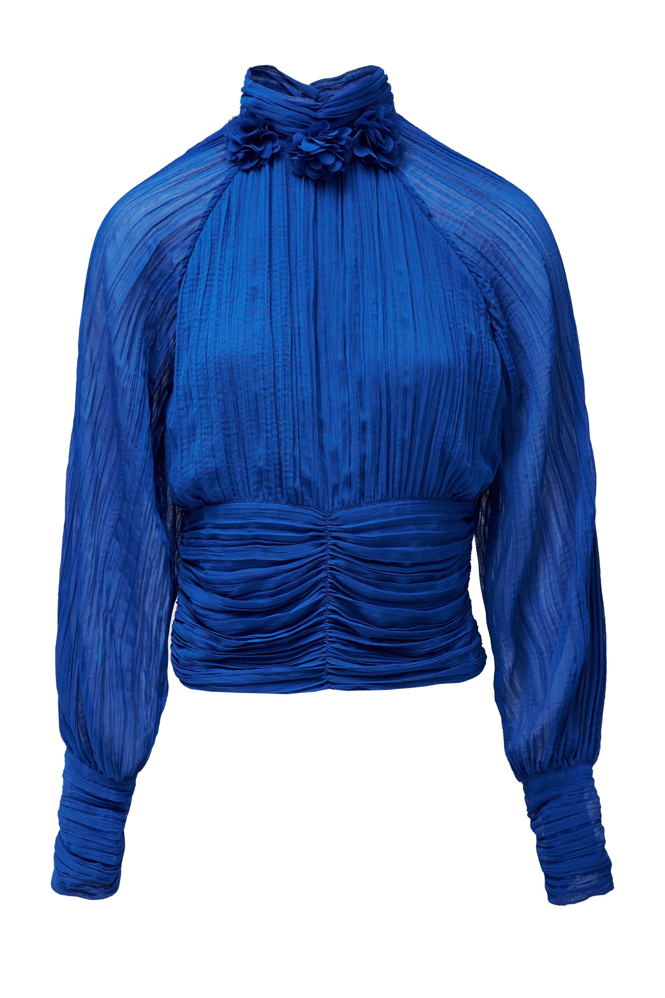 Salsa Jeans Bluse in Blau: Vorderseite