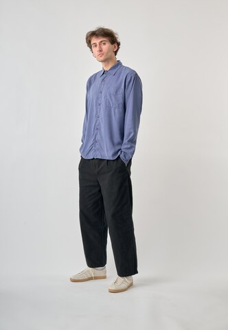 Cleptomanicx Regular fit Overhemd 'Easy' in Blauw