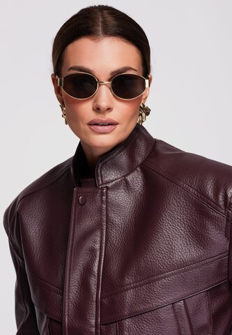 Ombre Between-Season Jacket in Red