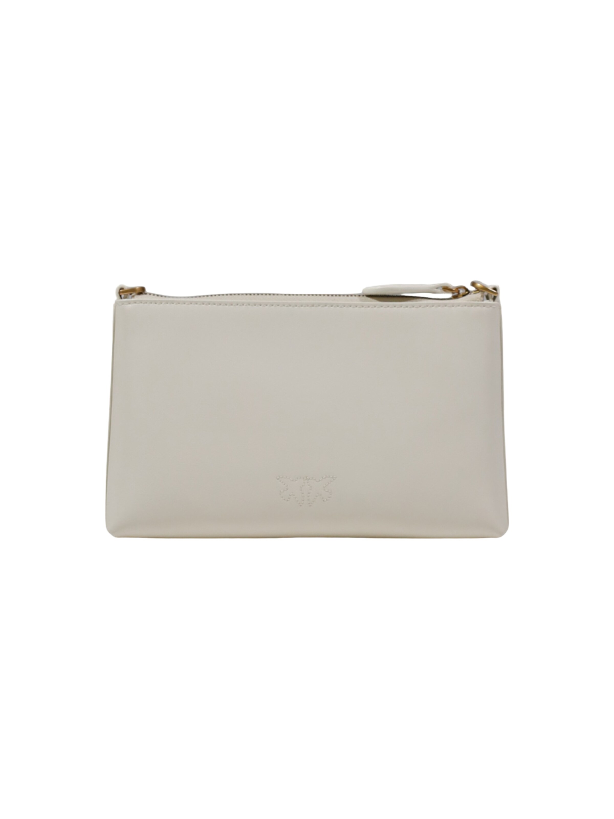 PINKO - Bolso saco 'FLAT HORIZONTAL MINI VITELLO 104277 A0F1' en blanco