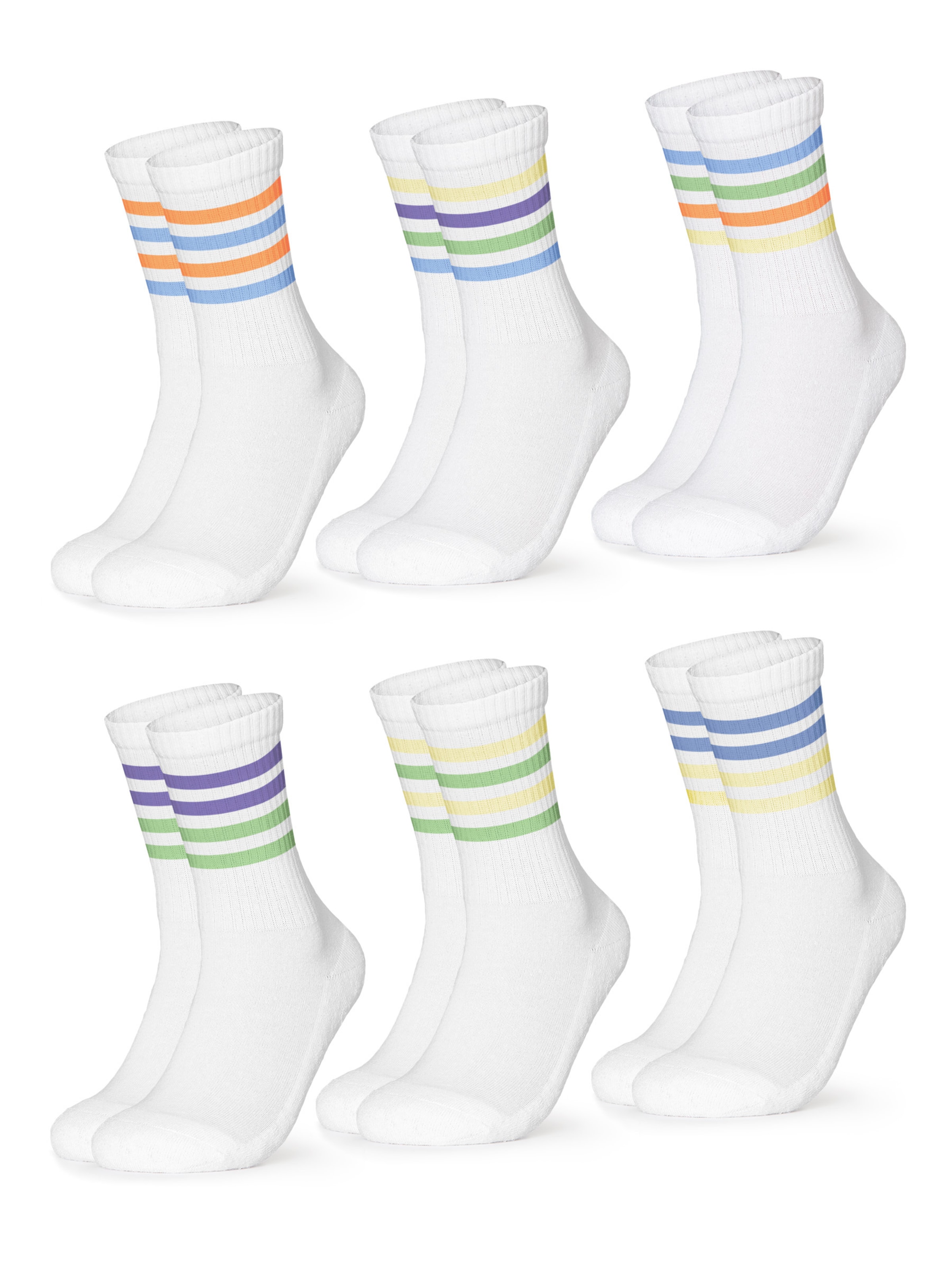 Occulto Sports socks 'Roger' in White: front
