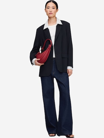 Adolfo Dominguez Taška přes rameno 'Luna' – červená