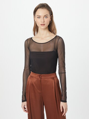 PATRIZIA PEPE Shirt in Zwart: voorkant