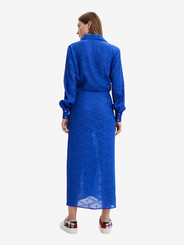 Robe-chemise 'ROYAL' Desigual en bleu