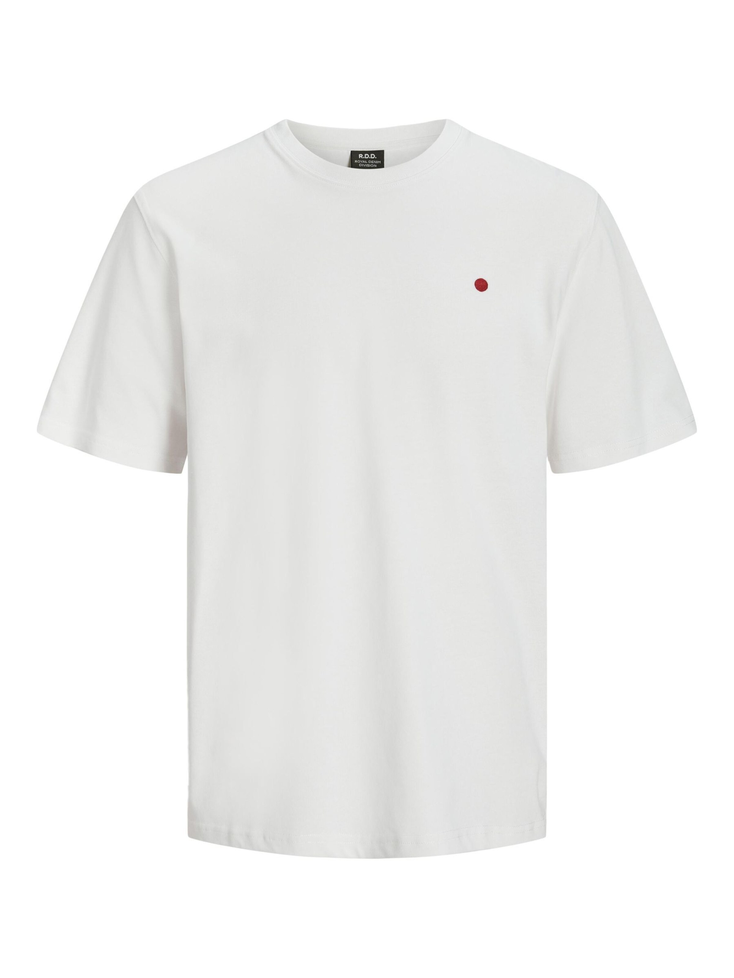 R.D.D. ROYAL DENIM DIVISION Bluser & t-shirts 'RDDROAD' i hvid: forside