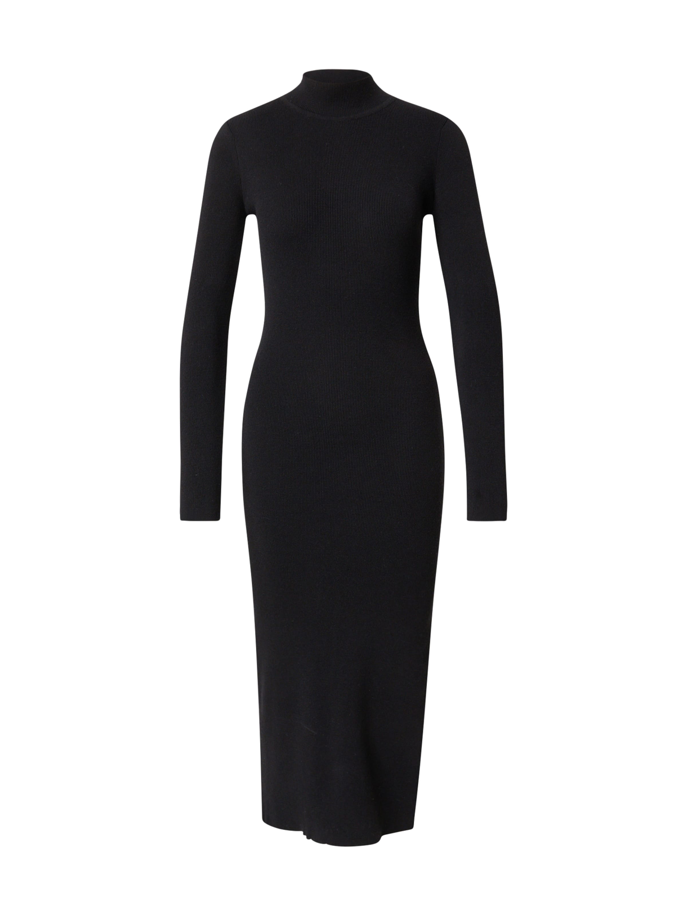 studioselect Πλεκτό φόρεμα 'Justine' σε μαύρο: μπροστά