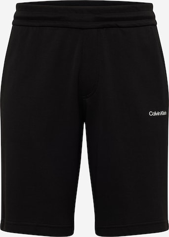 Calvin Klein Regular Pants in Black: front