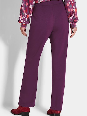 Regular Pantalon 'VERA' Goldner en rouge