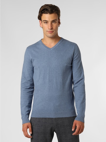 Pull-over Finshley & Harding en bleu : devant