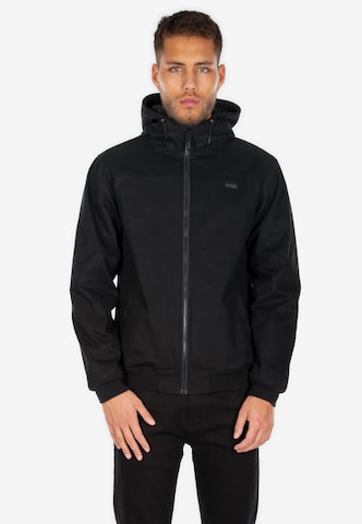 Iriedaily Performance Jacket 'Steady' in Black: front