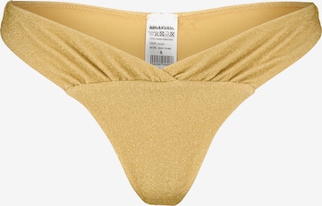 Alife and Kickin Bikini bottom 'ZulaAK A' in Gold: front