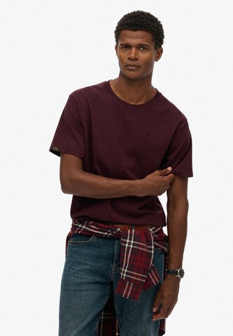 T-Shirt 'Essentials' Superdry & Co en rouge : devant