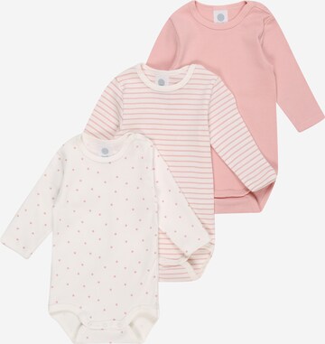 Tutina / body per bambino di SANETTA in rosa: frontale