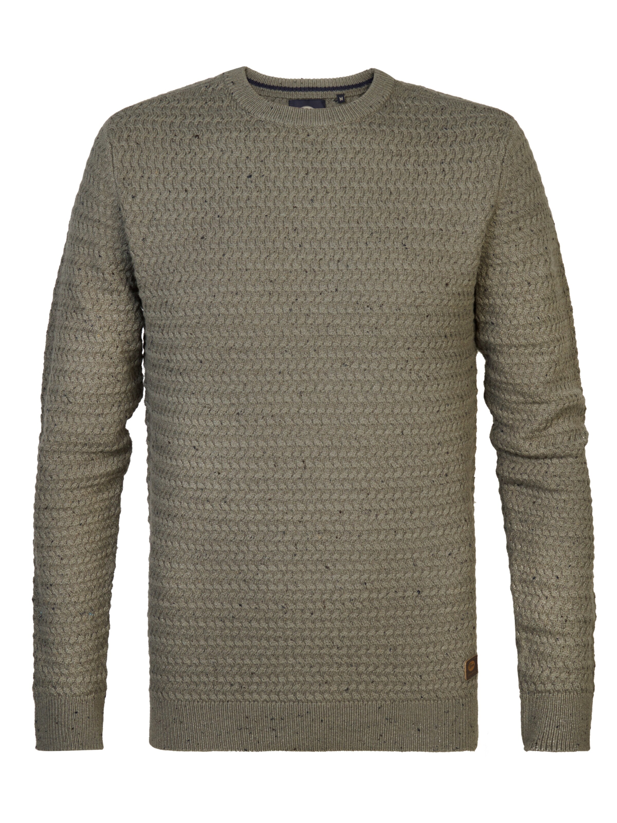 Petrol Industries Πουλόβερ 'Talkeetna' σε πράσινο: μπροστά