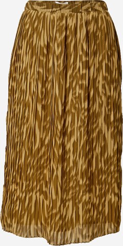 OBJECT Skirt 'Zania' in Brown: front