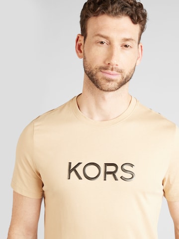 Michael Kors قميص بلون بيج