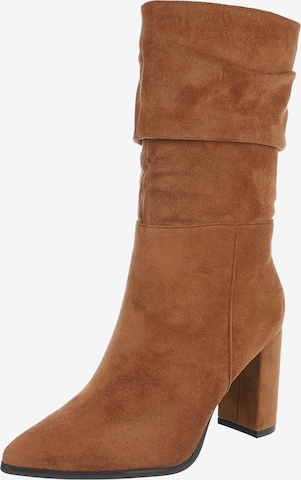 Ital-Design Boots in Beige: front