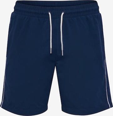 Hummel Boardshorts 'Pulse' in Blau: Vorderseite