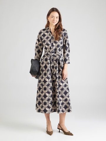 MORE & MORE - Vestido camisero en negro: frente