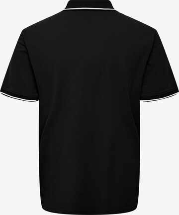 Only & Sons Shirt 'Fletcher' in Zwart
