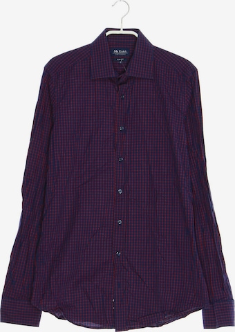 Mc Earl Button Up Shirt in S in Blue: front