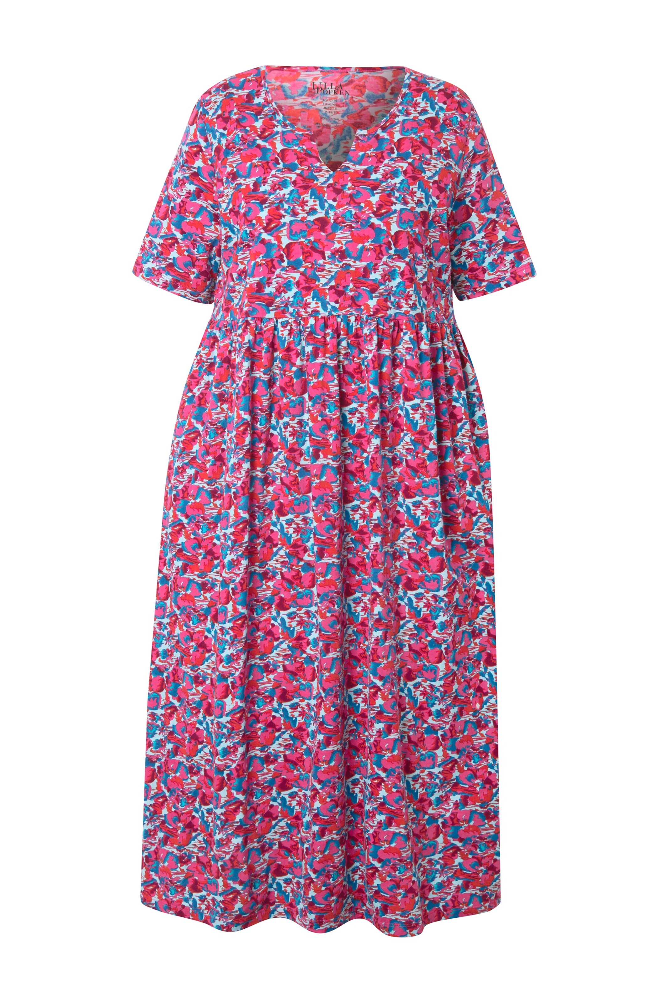 Ulla Popken Jurk in Gemengde kleuren: voorkant