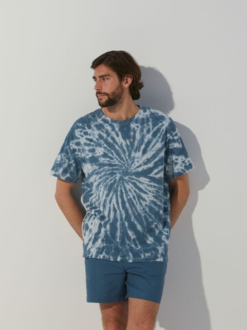 ABOUT YOU x Alvaro Soler Shirt 'Rico' in Blau: predná strana