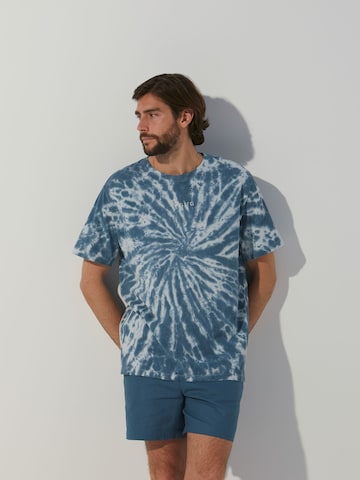 T-Shirt 'Rico' ABOUT YOU x Alvaro Soler en bleu : devant