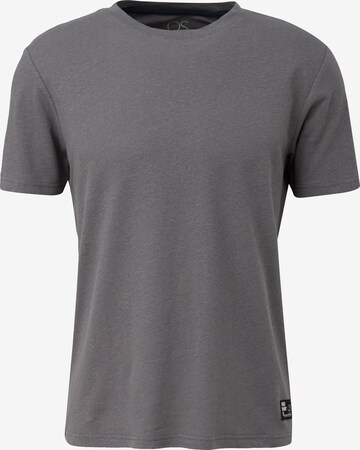 T-Shirt QS en gris : devant