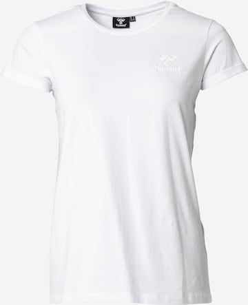 Hummel - Camisa funcionais em branco: frente