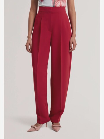 Ted Baker Tapered Trousers 'MORRIAT' in Red: front