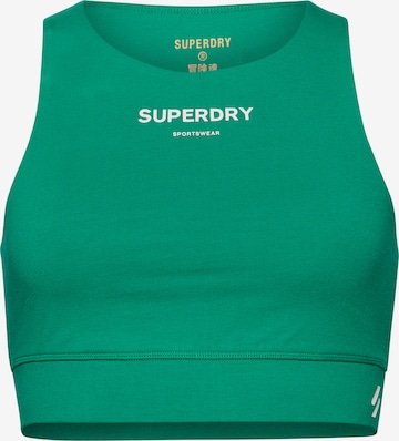 Superdry Sports Bra in Green: front