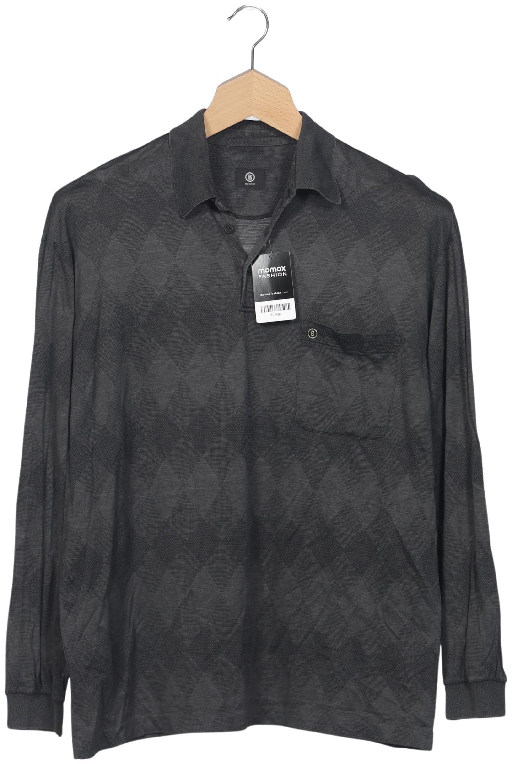 BOGNER Poloshirt XXL in Grau: Vorderseite