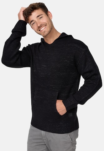 INDICODE JEANS Sweater ' Ledger ' in Black