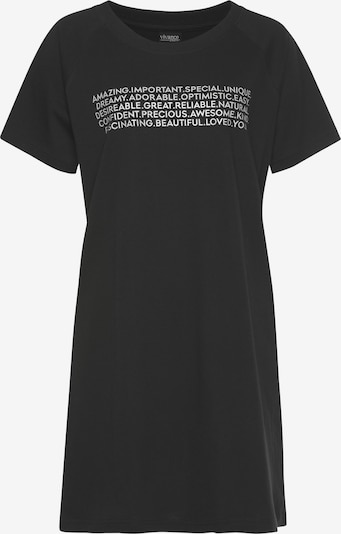 VIVANCE Nighthemd 'Dreams' in schwarz / weiß, Produktansicht