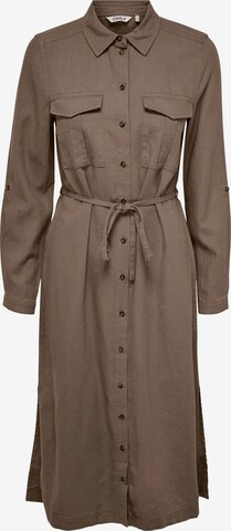 ONLY Shirt Dress 'Caro' in Brown: front