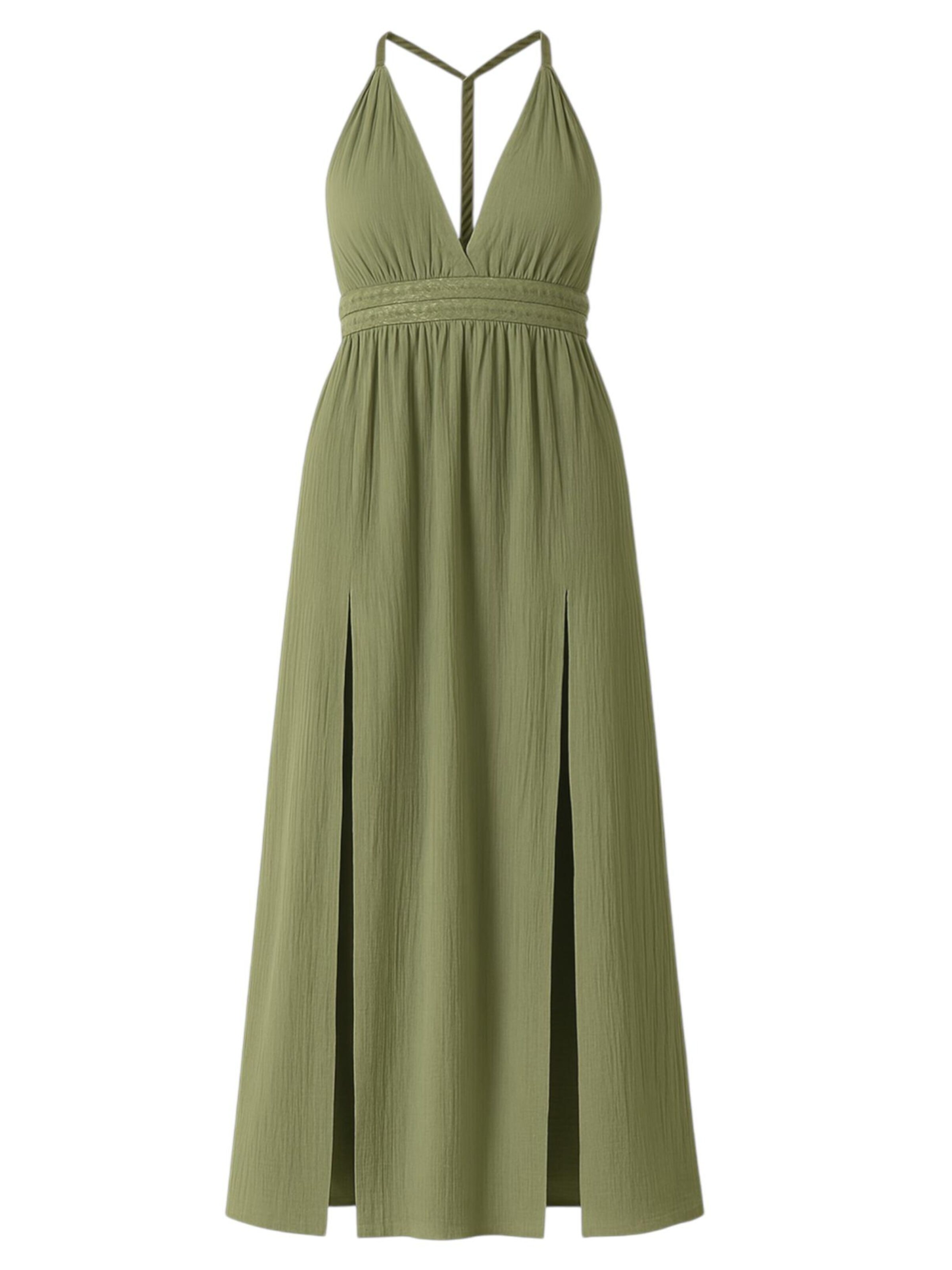 WENOR Dress 'AURELA-BOHO' in Green: front