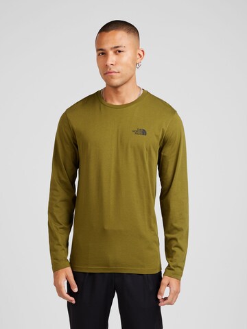 THE NORTH FACE - Camiseta 'SIMPLE DOME' en verde: frente
