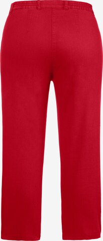 Coupe slim Pantalon Ulla Popken en rouge